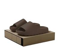 Ouyniei Women's EVA Soft Thick Soled Summer Slippers & Men's Style Slides Beach Sandals(Brown,9UK)