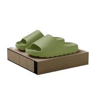 Ouyniei Women's EVA Soft Thick Soled Summer Slippers & Men's Style Slides Beach Sandals(Green,6UK)