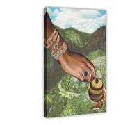 Ouyniei You Deserve A Break Today - The Art of Mindful Office Decor Canvas Poster Wall Art Decor Print Picture Paintings for Living Room Bedroom Decoration 24x36inch(60x90cm)