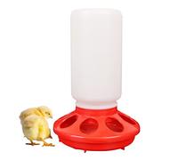 OUYOLAD Chicken Feeder Barrel Bird Drinking Poultry Diet Tool Quail Drinking Pigeon Feeder Chicken Eating Equipment Plastic Feeder for Quails, Chicks and Hens 1kg