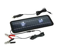 oUyOo 12V 4.5W Portable Solar Panel Charger Solar Car Battery Trickle Charger with With Cigarette Lighter Plug & Alligator Clip for Car Boat Motorcycle