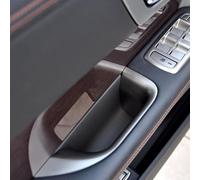 OuyOo 2 PCS Door Storage Box Storage Handle Storage Box Car Organizer Auto Seat Gap Storage Box for Jaguar XF 2008-2015 Accessories