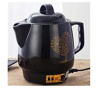 oUyOo Electric Kettle 220V Automatic Electric 3L Kettle Chinese Medicine Stewing Pot Ceramic Decocting Herb Medicine Multi,Black