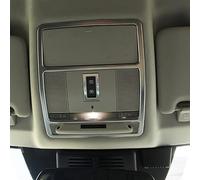 OuyOo For Jaguar XF XE XJL F-PACE Car Front Reading Light Frame Trim ABS Chrom Car Accessories