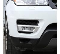 OuyOo For Land Rover Range Rover Sport RRS 2014-2017 ABS Car Front Fog Light Lamp Frame Decoration Sticker Trim Cover Car Accessories