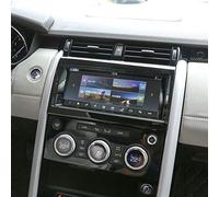 OuyOo Gloss Black ABS Interior Navigation box Frame Cover Trim For Land rover Discovery 5 LR5 L462 2017 2018 Car Accessory