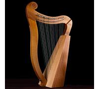 oUyOo Lyre Harp, 19 Strings Wooden Mahogany Harp Nylon Strings Lyre Harp Instrument for Adult Kids And Beginners Musical Instrument with Tuning Wrench And Carry Bag