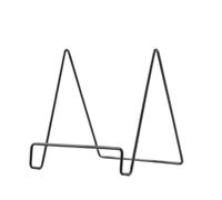 OUYUE Cookbook Stand Minimal Simple Multifunctional Counter Recipe Book Stand, Hands-free Reading For Recipe Book Reading(Black,15cm)