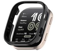 OUZAN Compatible with Amazfit Bip 6 Protective Case Cover, Enclosure PC Hard Case, Snug Fit Protective Skin, Scratch-Resistant, Easy Access to Charger(Glossy Black)