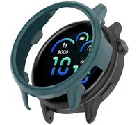 OUZAN Compatible with Garmin Vivoactive 6 Protective Case, Enclosure PC Hard Case, Snug Fit Protective Skin, Scratch-Resistant, Easy Access to Charger(Black)