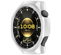 OUZAN Compatible with Huawei Watch GT 6 Pro 46mm Protective Case Cover, Enclosure PC Hard Watch Case, Snug Fit Protective Skin, Scratch-Resistant(Silver)