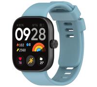 OUZAN Compatible with Redmi Watch 6/5/4 Silicone Strap, Soft Durable Replacement Wrist Watch Band Strap Accessories, Adjustable Sport Wristband for Men Women(Blue)
