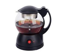 OUZBEM Compact Electric Kettle, Glass Teapot 600 W, Black (Size : A) vision