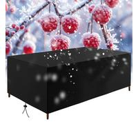 OUZUIU Outdoor Patio Furniture Cover, 180x110x120cm/LxWxH 420D Oxford Waterproof, Windproof, Anti - UV, Snow & Cold Resistant, for Garden Table, Chairs & Rattan Set