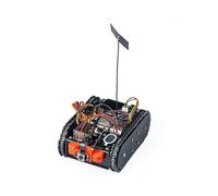(OV2640 car, One size) Esp32 Remote Control Tank Model Metal Chassis Tractor Crawler Balance Car Mount Truck Robot Chassis for Wifi RC Scout Robot Car