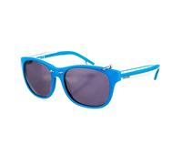 Oval Acetate Sunglasses with Piercing Detail - female - Diesel - Sunglasses - Blue - ONE SIZE - Accessories ONE SIZE
