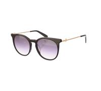 Oval Acetate Sunglasses with UV Protection- female- Longchamp- Sunglasses- Black- ONE SIZE- Accessories ONE SIZE