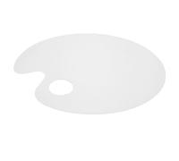 Oval Acrylic Paint Palette with Thumb Hole for Professionals