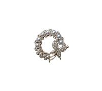 Oval and Round Butterfly Brooch with Glass Protective for Long Time Use Cultural Exchange Gift