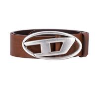 Oval Buckle Leather Belt - male - Diesel - Belts - Brown - 100 CM - Accessories 100 CM