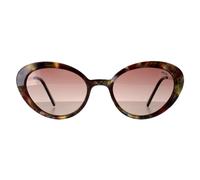 Oval Cloud Brown Sage Tortoise Brown Polarized B2108 INVU Brown One Size