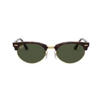 Oval Clubmaster Style Sunglasses - unisex - Ray-Ban - Sunglasses - Brown - ONE SIZE - Accessories ONE SIZE