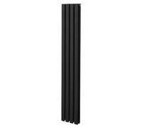Monster Shop Oval Column Radiator 1600Mm X 240Mm Black, Black