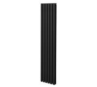 Monstershop Oval Column Radiator - 1800Mm X 360Mm - Black