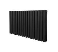Oval Column Radiator - 600mm x 1020mm - Black Black