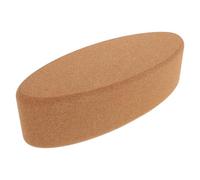 Oval Cork Yoga Block for Pilates, Stretching and Mobility Training | Natural Cork, Supports Back, Head and Hips, Easier Gripping, Choice for Women