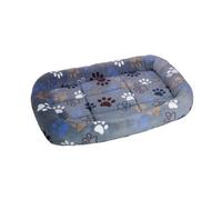 Nobby Lissi Classic Dog Mat Pet Bed with Edge Oval 78 x 58 x 8 cm Dark Grey