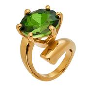 Oval Cut Zircon Engagement Styles Rings with Secure Prong Setting in Multiple Color Addition Stainless Steel Rings