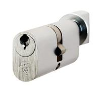 Oval Cylinder and Turn Privacy Lock Barrel with Thumb Turn Control for Internal Doors Using Traditional Oval Profile