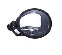 Oval Dive Mask-Silicone Comfort Fit Fog Free Tempered Glass Lens-Snorkeling & Spearfishing-Retro Single Lens Classic Dive