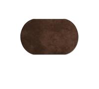 Oval Elbow Knee Patches 10 Pcs Long Oval Shape Solid Color Suede Leather Iron On Patch Badges Garment Jeans Knees Coat Applique(10 pcs No.2)
