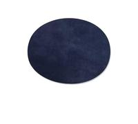 Oval Elbow Patch 2pcs Creative Tailoring Suit Jacket Sweater Elbow Knee Decoration Universal Patch Deerskin Velvet Oval Ironing Adhesive(No. 6 Navy Blue)