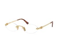 Oval Eyeglasses - unisex - Miu Miu - Glasses - Yellow - 53 MM - Accessories 53 MM