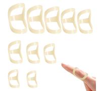 Oval Finger Splint,10 PCS Finger Splints for Arthritis,Oval 8 Finger Splint Oval Trigger Thumb Splint,Waterproof Trigger Finger Splints,Finger Splint,Thumb Splint for Thumb Finger Arthritis Pain