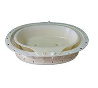 Oval Flower Pot Mold - Durable Plastic Cement Mold for DIY Bonsai Projects, Perfect for Homemade Garden Decorations and Crafts - 60 Designs Available