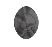 Oval Flush Button for Concealed Cistern Dual Eco 6/3L - Gun Metal Grey
