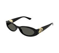Oval Frame Sunglasses - female - Gucci - Sunglasses - Black - 54 MM - Accessories 54 MM