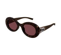 Oval Frame Sunglasses - female - Gucci - Sunglasses - Brown - 51 MM - Accessories 51 MM