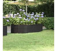Oval Garden Raised Bed Vegetable Herbs Planter Outdoor Flower Trough Grow Box