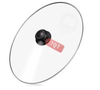 Oval Glass Lid 7 Quart Replacement, For Crock Pot 7qt Slow Cooker