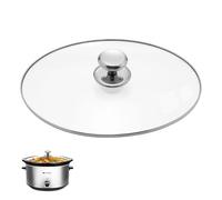 Oval Glass Lid 7 Quart Replacement for Hamilton Beach 7qt Slow Cooker for Slow Cooker SCV700SS SCV700, 33474G, SCV700SS, SCV700-KC Replacement Oval 7 Quart Lids