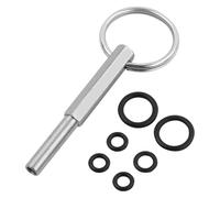 Oval Head Bit Key, Oval Head Bit with Key Ring,Coffee Machine Opening Repairing Tools for Jura Krups Franke Orchestro Toscana Machines