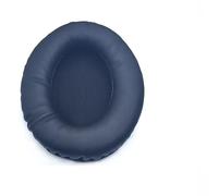 Oval Headphone Pads, Premium Sponge Leather Ear Cushions for Enhanced Comfort, 12x10x2.5cm Replacement Earmuffs, Black