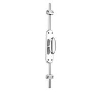 Oval KNOB Door ESPAGNOLETTE Bolt/CREMONE Bolt Upto 2500mm Polished Chrome