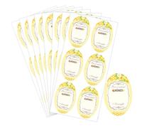 Oval Labels for Jars and Bottles Natural Honey - Canning Labels - Farm Name Kitchen Home Work Beekeeping Labels (Pure Honey)