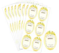 Oval Labels for Jars and Bottles Natural Honey - Canning Labels - Farm Name Kitchen Home Work Beekeeping Labels (Pure Honey)